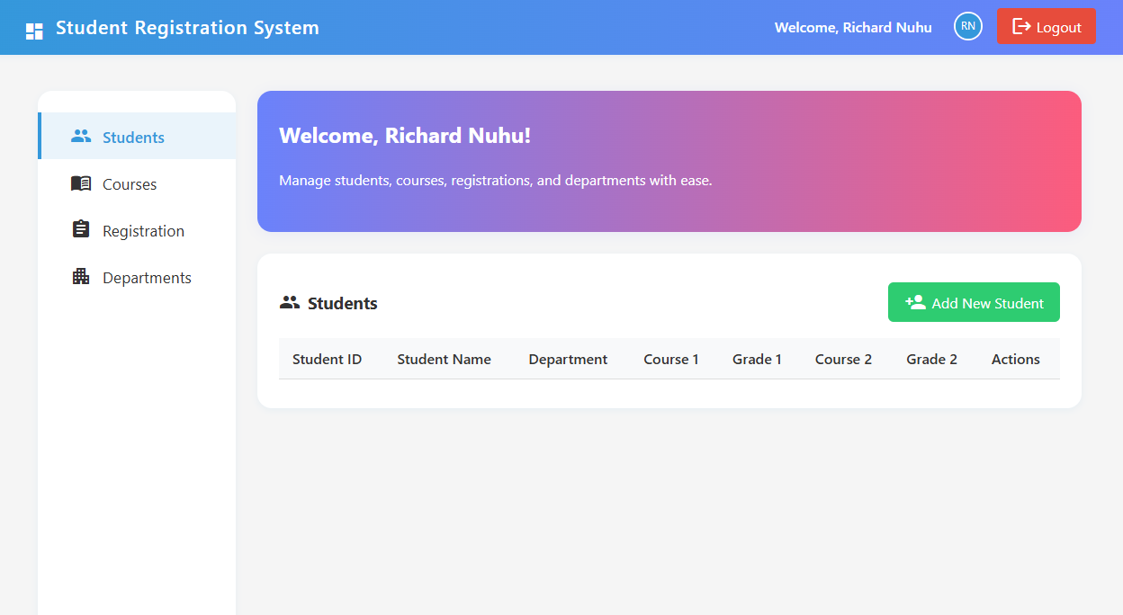 Student Registration System